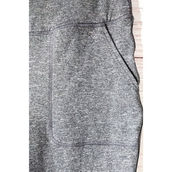 Spyder Active Women's Training Pants Jogger Gray High Rise Crop Fleece Size XL - Picture 3 of 10